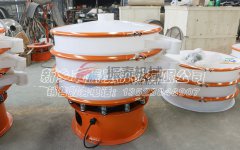PVC樹(shù)脂粉塑料振動(dòng)篩發(fā)貨隨州，請和經(jīng)理注意查收！